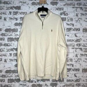 Polo Ralph Lauren estate rib long sleeve 1/4 zip